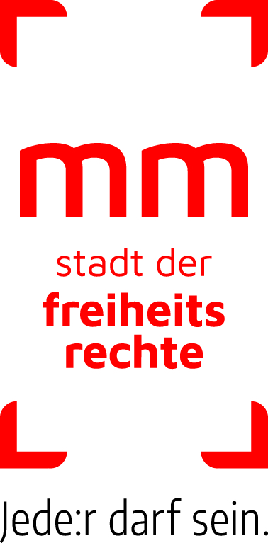 Logo des Jubiläumsjahrs Stadt der Freiheitsrechte